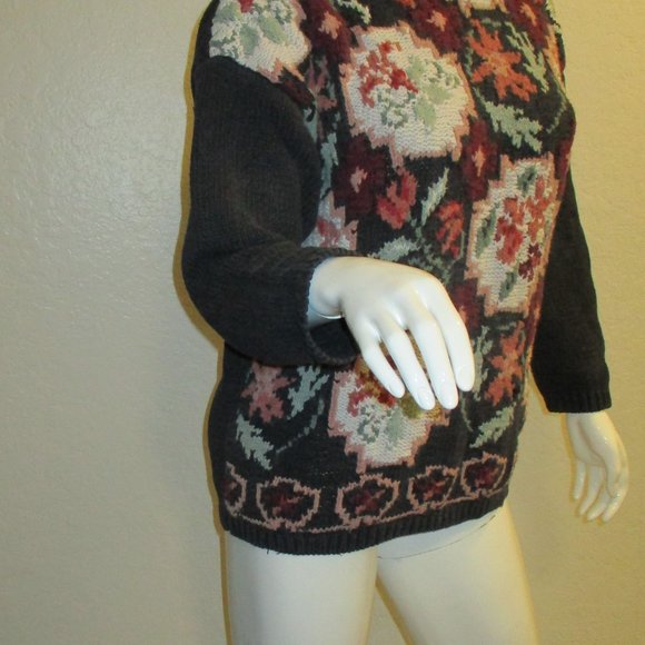 Rachel Max Thick Multicolored Long Sleeves Pullover Sweater - Picture 6 of 11